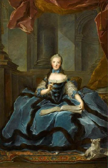 Jjean-Marc nattier Portrait of Marie Adelaide of France
